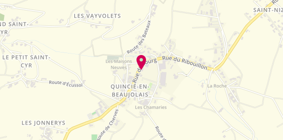 Plan de Descombes Maurice et Fils, 438 Rue du Bourg, 69430 Quincié-en-Beaujolais
