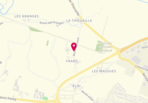Plan de SCEA du Chateau Cambon, 348 Route de Frans, 69220 Belleville-en-Beaujolais