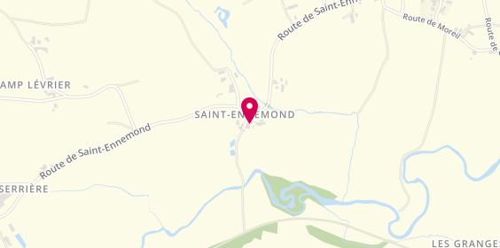 Plan de Domaine de Saint Ennemond, Bât A 1293 Lieu-Dit Saint Ennemond, 69220 Cercié