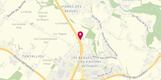 Plan de Le Marchand de Vins, 524 Route de Thonon, 74250 Fillinges