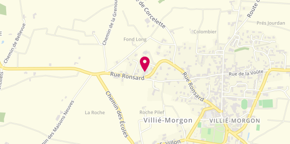 Plan de Domaine Flache Sornay, 633 Rue Ronsard, 69910 Villié-Morgon