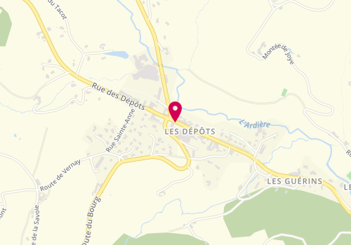 Plan de Vins J. TETE, Domaine de la Croix Rochefort
401 Rue des Dépôts, 69430 Saint-Didier-sur-Beaujeu