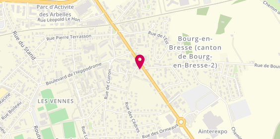 Plan de Le Vieux Foudre, 210 Boulevard de Brou, 01000 Bourg-en-Bresse
