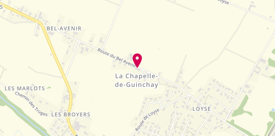 Plan de Chateau de Bel Avenir, 393 Route du Bel Avenir, 71570 La Chapelle-de-Guinchay