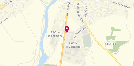 Plan de L'Artisan Caviste, Zone Artisanale la Carmone Les Tuileries (Route de Gannat), 03500 Saint-Pourçain-sur-Sioule