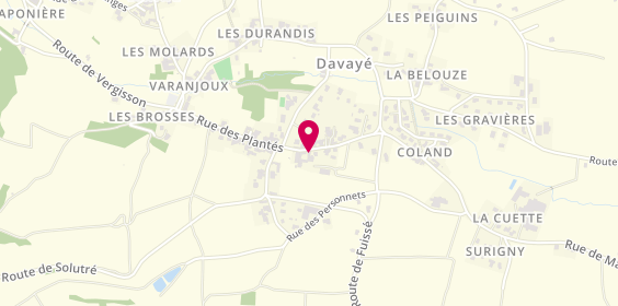 Plan de Domaine Gaillard, 420 Rue des Plantés, 71960 Davayé