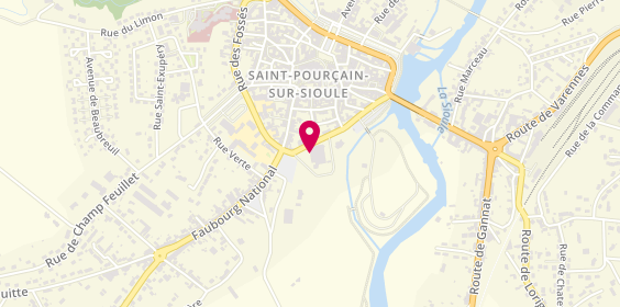 Plan de Union des Vignerons de Saint-Pourçain, 3 Rue de la Ronde, 03500 Saint-Pourçain-sur-Sioule