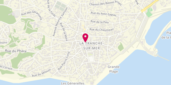 Plan de La Cave du Phare, 4 place du Centre, 85360 La Tranche-sur-Mer