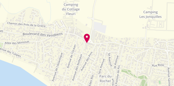 Plan de L'Inevintable, 84 Boulevard des Vendéens, 85360 La Tranche-sur-Mer