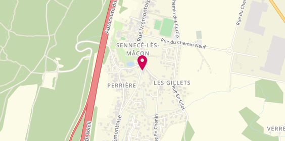 Plan de Le Chais de Sennece, 639 Rue Vrémontoise, 71000 Mâcon