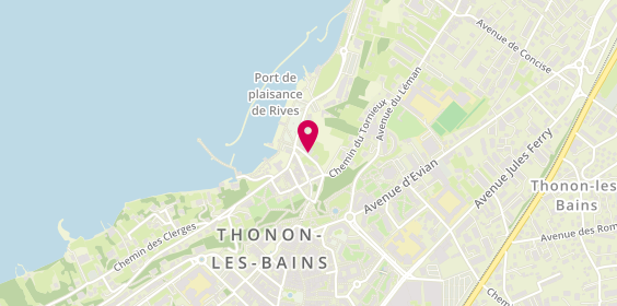 Plan de La Cave des 3 Elfes, 12 Rue du Port, 74200 Thonon-les-Bains