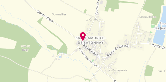 Plan de Domaine des Chenevières, 230 Route d'Azé, 71260 Saint-Maurice-de-Satonnay