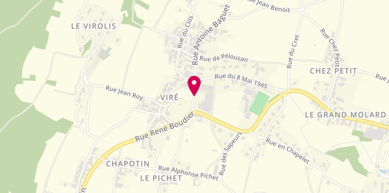 Plan de Cave de Vire - Les Vignerons Reunis de V, 1 Rue Cave, 71260 Viré
