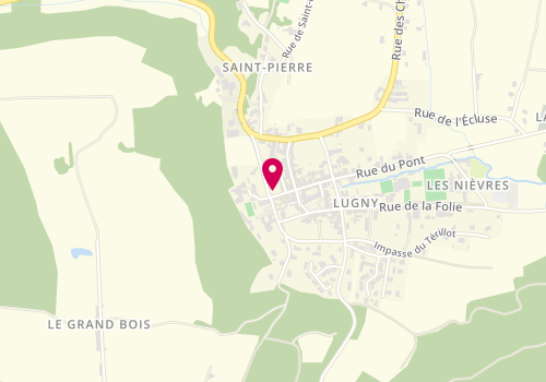 Plan de Lugny Verres des Vins, 22 Rue de l'Église, 71260 Lugny