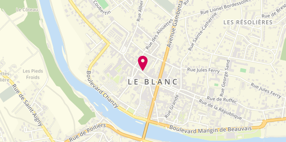 Plan de La Cave à Vin's, 12 Rue Saint-Lazare, 36300 Le Blanc