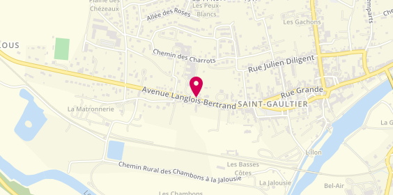 Plan de Le Bidule Galtois, 16 avenue Langlois Bertrand, 36800 Saint-Gaultier