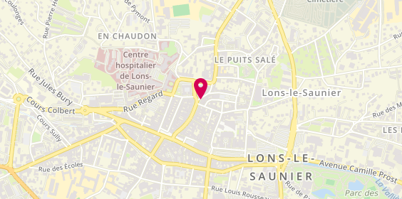 Plan de Maison du Vigneron, 23 Rue du Commerce, 39000 Lons-le-Saunier