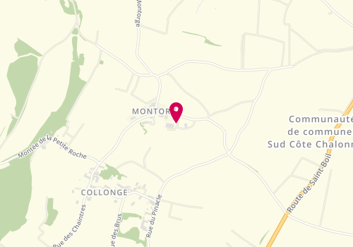 Plan de Domaine de Montorge, Hameau de Montorge, 71390 Montagny-lès-Buxy