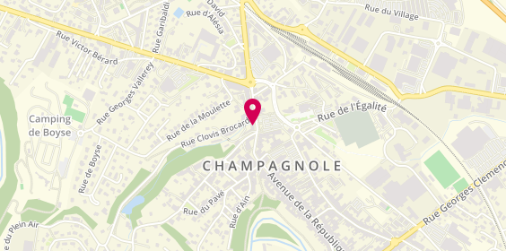 Plan de Comptoir des Vignes, 22 Bis Rue Baronne Delort, 39300 Champagnole
