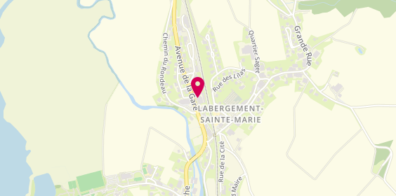 Plan de Au Cellier du Lac, 10 avenue de la Gare, 25160 Labergement-Sainte-Marie
