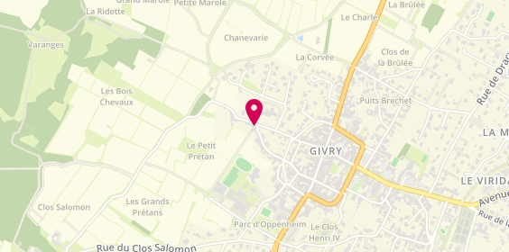 Plan de Le Haut Colombier, 9 Rue des Bois Chevaux, 71640 Givry