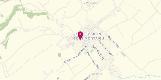 Plan de Viticulteur bio Mercurey - Domaine VIROT, 3 Rue des Marronniers, 71640 Saint-Martin-sous-Montaigu