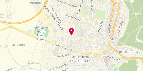 Plan de Domaine Michel Thibaut, 2 Bis Rue des Petites Marnes, 39800 Poligny