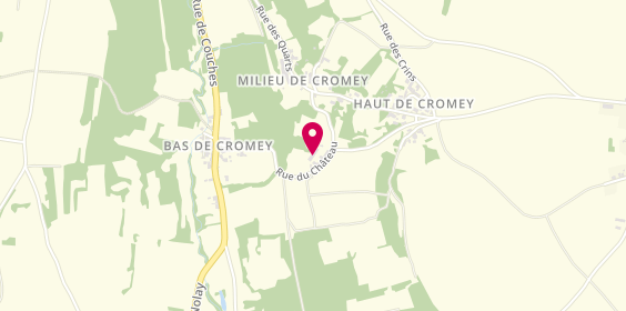 Plan de Domaine de Cromey, 4 Rue du Château, 71510 Saint-Sernin-du-Plain