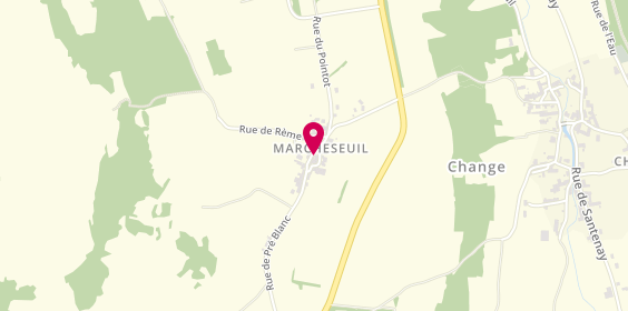 Plan de Domaine du Mont de Reme, Marcheseuil, 21340 Change