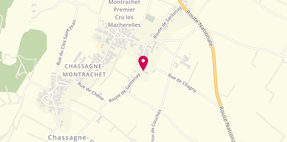 Plan de Domaine Bernard Moreau et Fils- Bernard, 21 Route de Santenay, 21190 Chassagne-Montrachet