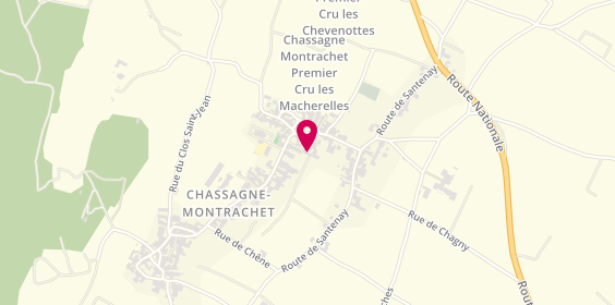Plan de Domaine Bruno Colin, 3 impasse des Crêts, 21190 Chassagne-Montrachet