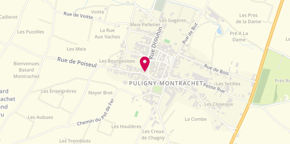 Plan de Caveau de Puligny Montrachet, 1 Rue de Poiseul, 21190 Puligny-Montrachet
