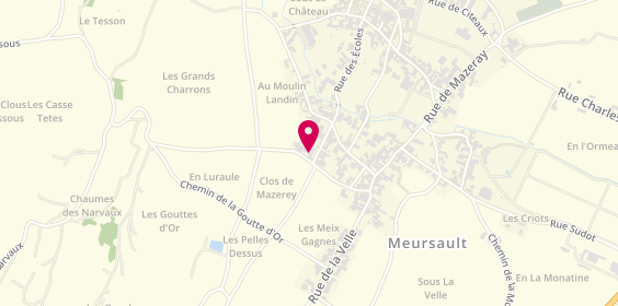 Plan de De Saulx, 4 Rue du Clos de Mazeray, 21190 Meursault