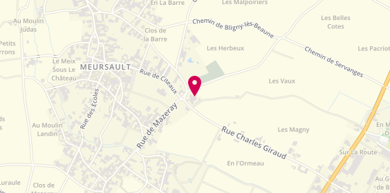Plan de Domaine Roulot, 1 Rue Charles Giraud, 21190 Meursault