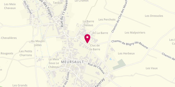 Plan de Domaine des Comtes LAFON, 5 Rue Pierre Joigneaux, 21190 Meursault