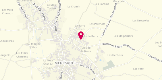 Plan de Domaine E Jobard-Morey, 1 Rue de la Barre, 21190 Meursault