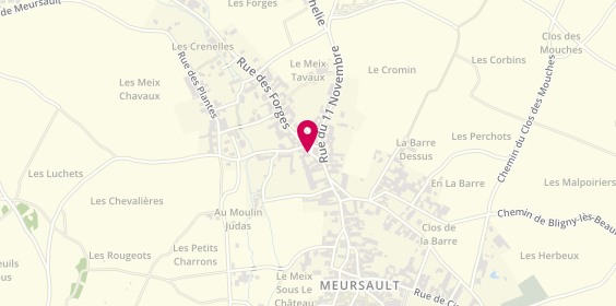 Plan de Tricot Ropiteau Marie-Josephe, 5 Rue des Forges, 21190 Meursault