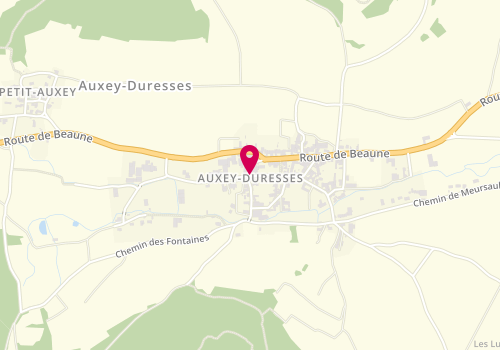 Plan de Le Caveau à Auxey Selection F Morey Fr, 1 Rue du Dessous, 21190 Auxey-Duresses