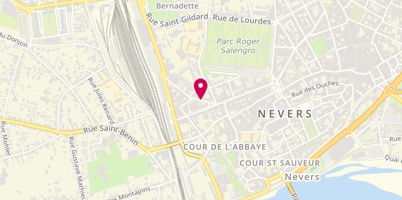 Plan de Inter Caves, 3 Rue Claude Tillier, 58000 Nevers