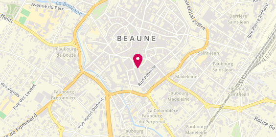 Plan de Francois Gaunoux, 22 Place Carnot, 21200 Beaune