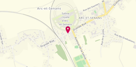 Plan de Fruitiere Vinicole d'Arbois, 37 Grande Rue, 25610 Arc-et-Senans