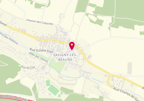 Plan de Domaine Parigot, 9 Rue Jarron, 21420 Savigny-lès-Beaune