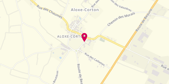Plan de Domaine Maurice Chapuis, 3 Rue de Boulmeau, 21420 Aloxe-Corton