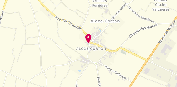 Plan de Domaine Comte Senard, 1 Rue des Chaumes, 21420 Aloxe-Corton