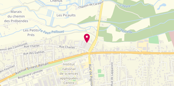 Plan de Aux Cépages de France, 127 Rue Charlet, 18000 Bourges