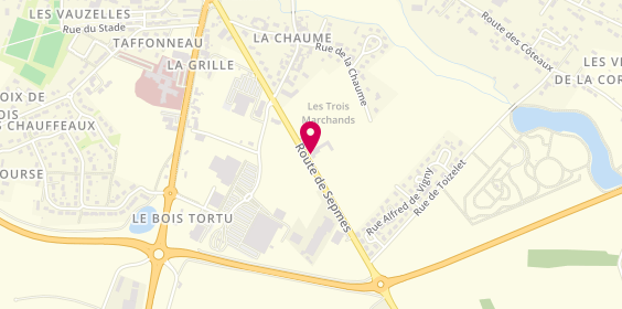 Plan de Christophe Montas Vins Selection - Cmvs, 29 Route de Sepmes, 37800 Sainte-Maure-de-Touraine
