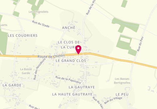 Plan de Pierre JAUTROU, 12 Route de Chinon, 37500 Anché