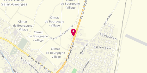 Plan de Allée des Vins, Vin et Terroir, 25 Route Dijon, 21700 Nuits-Saint-Georges