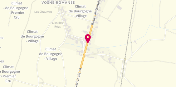 Plan de Domaine Armelle et Bernard RION, 8 Route Nationale, 21700 Vosne-Romanée