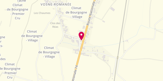 Plan de Domaine Vigot Fabrice, 20 Rue de la Fontaine, 21700 Vosne-Romanée
